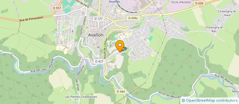 localisation de l'entreprise LE REPAIRE à AVALLON
