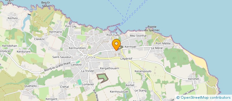 localisation de l'entreprise LE REPAIRE DE PORT MELITE  GROIX