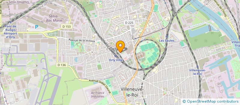 localisation de l'entreprise LE REPAIRE DES ARTISTES (LRA)  ORLY