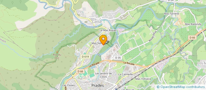 localisation de l'entreprise LE REPAIRE DES BABAYAGAS  PRADES