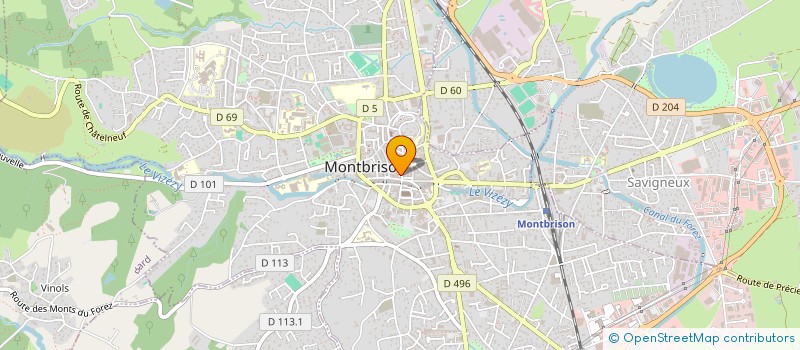 localisation de l'entreprise LE REPAIRE DU SOMMELIER  MONTBRISON