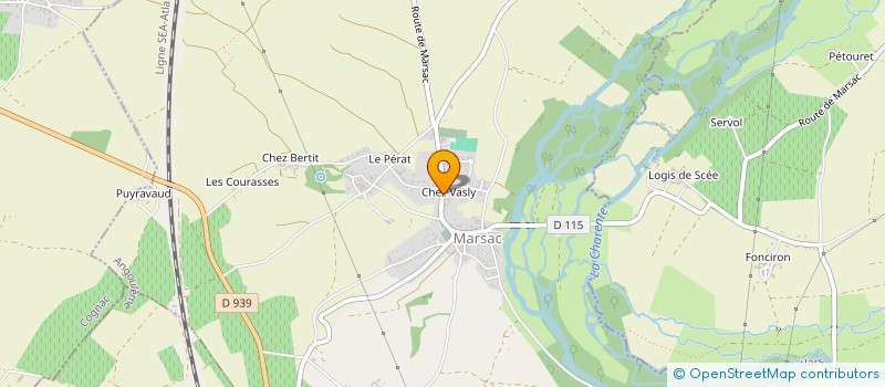 localisation de l'entreprise LE REPAIRE MARSACOIS, CAFE ASSOCIATIF DE MARSAC à MARSAC