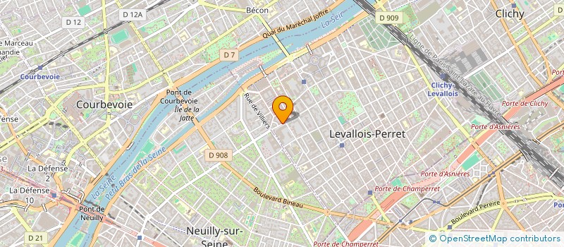 localisation de l'entreprise LE REPERAGE FRANCAIS à LEVALLOIS-PERRET