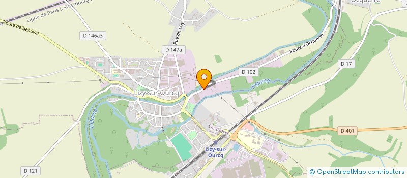 localisation de l'entreprise LE REPERE  LIZY-SUR-OURCQ