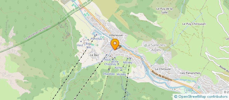 localisation de l'entreprise LE REPERE à LA SALLE-LES-ALPES