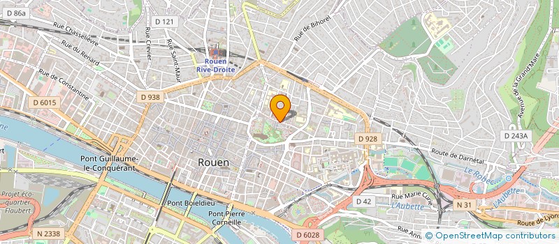 localisation de l'entreprise LE REPERE à ROUEN