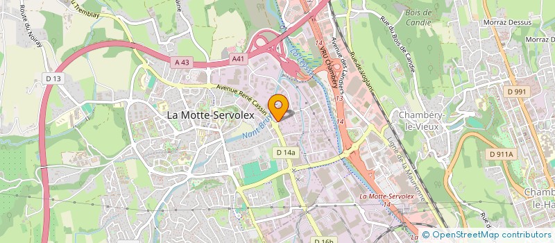 localisation de l'entreprise LE REPERE DE L ERIER à LA MOTTE-SERVOLEX
