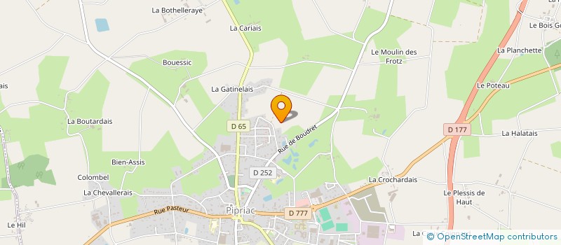 localisation de l'entreprise LE REPERE DE MONSIEUR HULOT  PIPRIAC