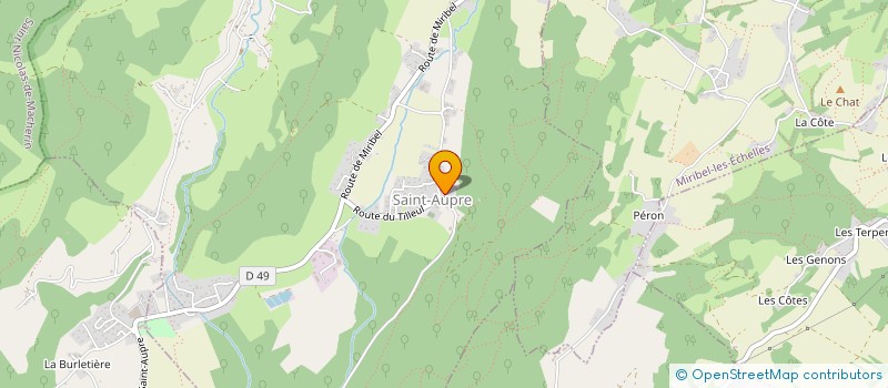 localisation de l'entreprise LE REPERE DE SAINT AUPRE  SAINT-AUPRE