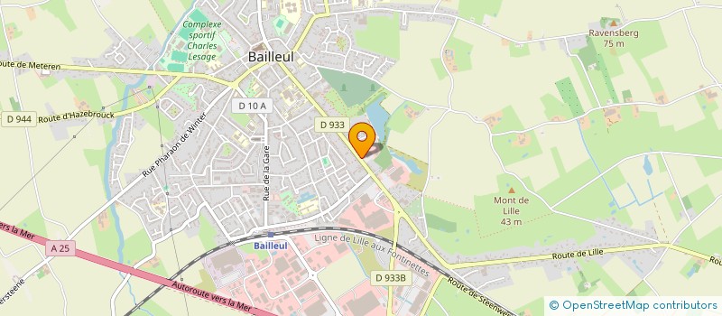 localisation de l'entreprise LE REPERE DES AVENTURIERS à BAILLEUL