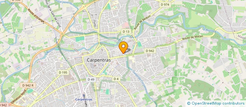 localisation de l'entreprise LE REPERE DES LOUPIOTS à CARPENTRAS