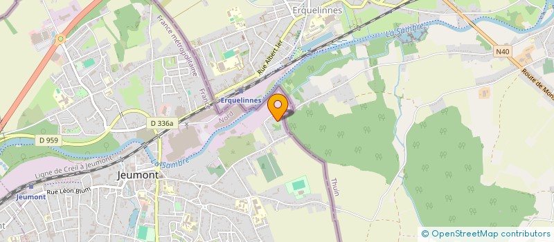 localisation de l'entreprise LE REPERE DES LUTINS  JEUMONT