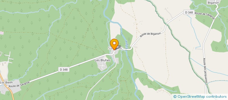 localisation de l'entreprise LE REPERE DES P'TITS LOUPS à SAUGNAC-ET-MURET
