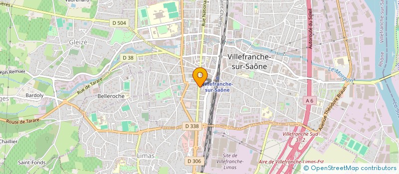 localisation de l'entreprise LE REPERE DU GOURMET à VILLEFRANCHE-SUR-SAONE