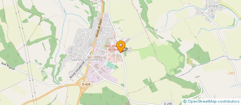 localisation de l'entreprise LE REPERE DU VIN à SAINTS-GEOSMES