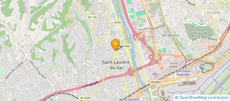 localisation de l'entreprise LE REPIT GOURMAND  SAINT-LAURENT-DU-VAR