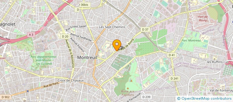 localisation de l'entreprise LE REPOS à MONTREUIL