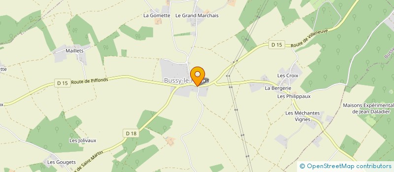 localisation de l'entreprise LE REPOS DE THEO  BUSSY-LE-REPOS