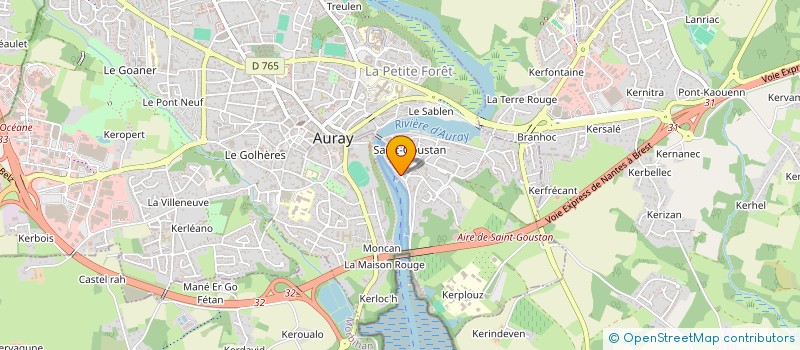 localisation de l'entreprise LE REPRISAL à AURAY