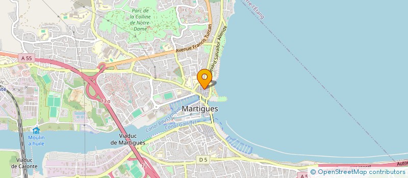 localisation de l'entreprise LE REQUIN BLANC à MARTIGUES