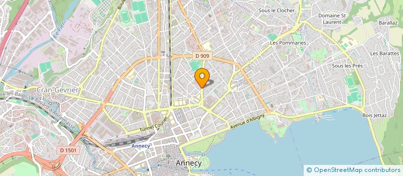 localisation de l'entreprise LE RESEAU ANDROMEDE à ANNECY
