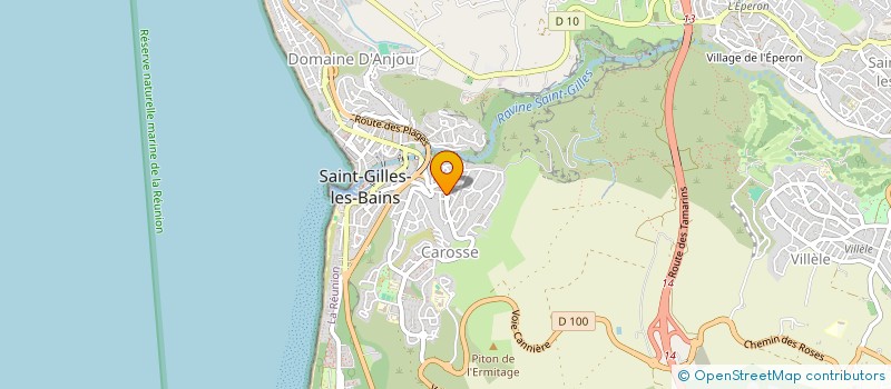 localisation de l'entreprise LE RESEAU DES ACTIVITES PHYSIQUES ADAPTEES POUR LA SANTE DE LA REUNION à SAINT-PAUL