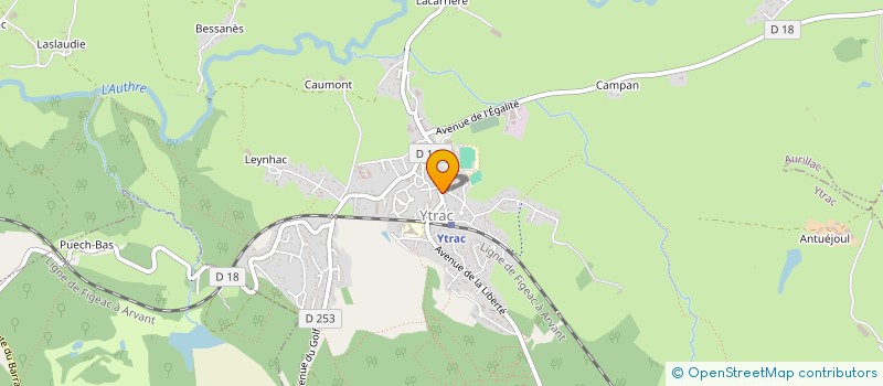 localisation de l'entreprise LE RESEAU DES ELECTRONS LIBRES (LE RE.E.L) à YTRAC