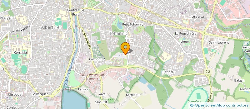 localisation de l'entreprise LE RESEAU DES ETUDIANTS VANNETAIS (REV) à VANNES
