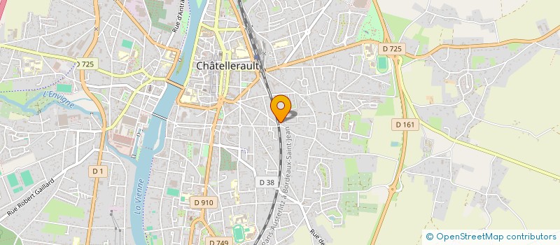 localisation de l'entreprise LE RESEAU DES VIOLETTES à CHATELLERAULT