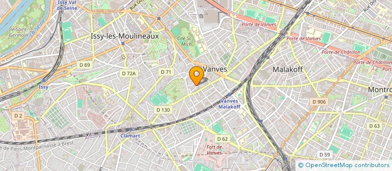 localisation de l'entreprise LE RESEAU ENORME à VANVES