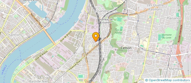 localisation de l'entreprise LE RESEAU PROFESSIONNEL DE MY DARK LIFESTYLE  CENON