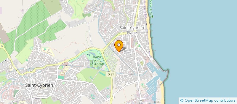localisation de l'entreprise LE RESIDENTIEL DE LA MER à SAINT-CYPRIEN