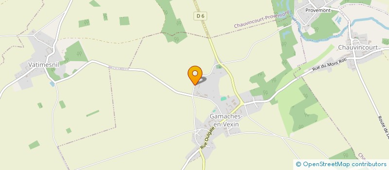 localisation de l'entreprise LE RESINIER  GAMACHES-EN-VEXIN