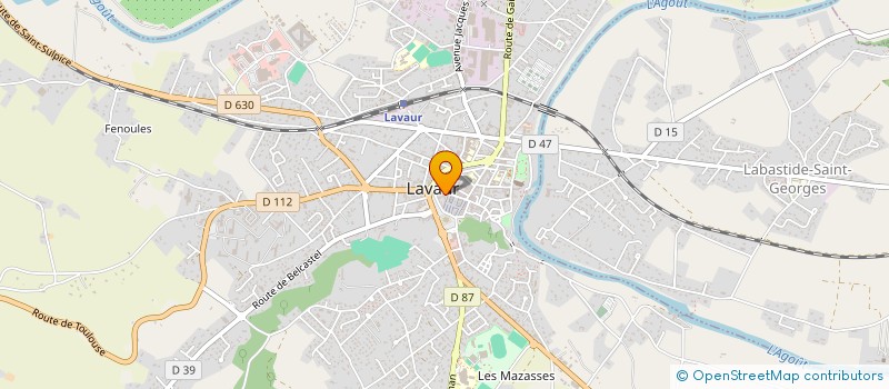 localisation de l'entreprise LE RESO PRO DE LAVAUR  LAVAUR