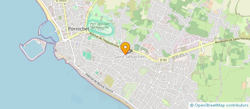 localisation de l'entreprise LE REST ET KANIEWSKI à PORNICHET