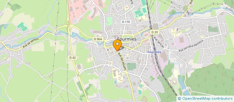 localisation de l'entreprise LE RESTAURANT AVESNOIS à FOURMIES