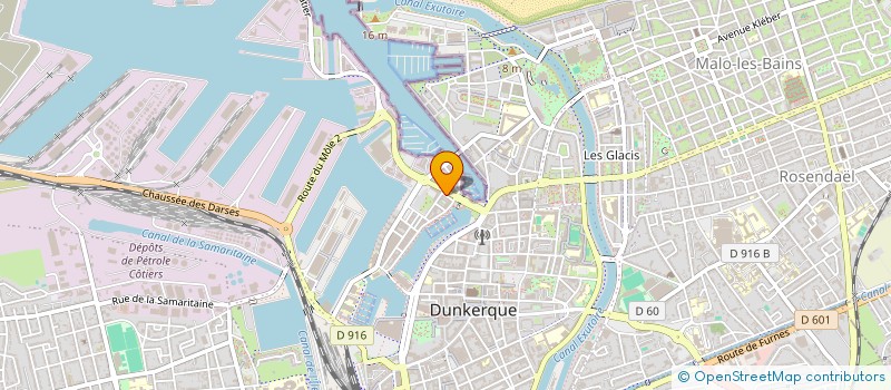 localisation de l'entreprise LE RESTAURANT DE CRACOVIE à DUNKERQUE