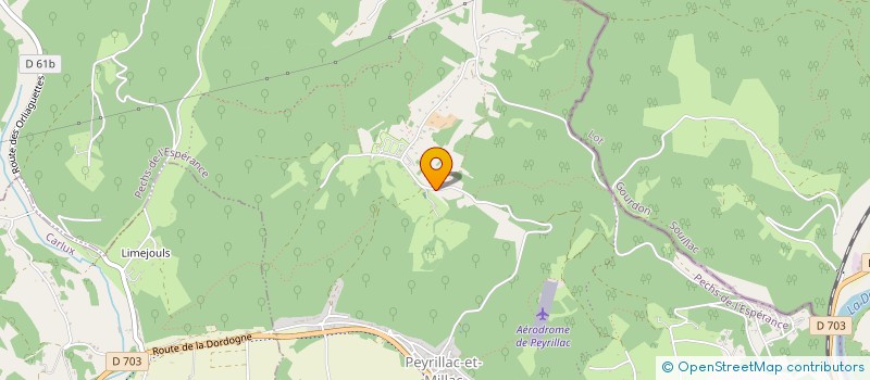 localisation de l'entreprise LE RESTAURANT DE LA GARE à CARLUX