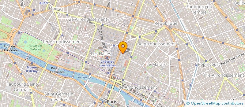 localisation de l'entreprise LE RESTAURANT DES POETES  PARIS