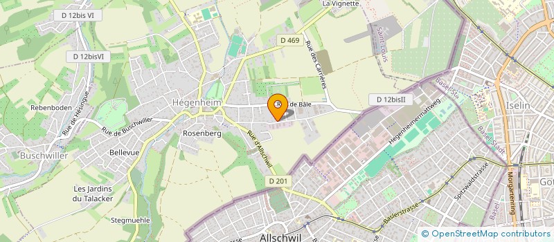 localisation de l'entreprise LE RESTAURANT DU BIODOME  HEGENHEIM