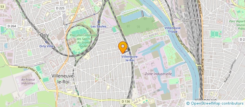localisation de l'entreprise LE RESTAURANT DU BONHEUR à VILLENEUVE-LE-ROI