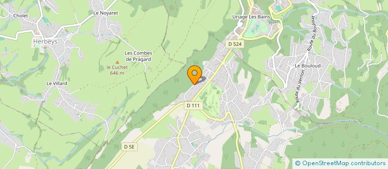 localisation de l'entreprise LE RESTAURANT DU GOLF SASU  VAULNAVEYS-LE-HAUT