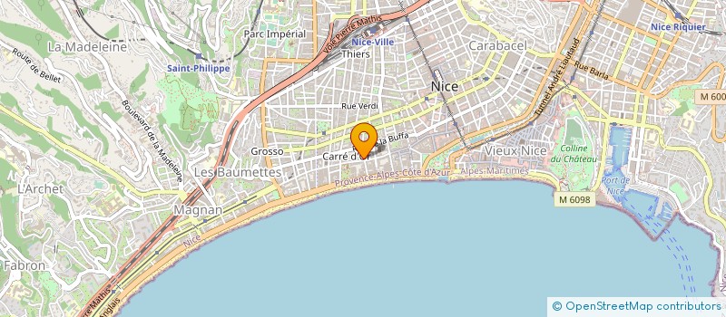 localisation de l'entreprise LE RESTAURANT NEUF à NICE