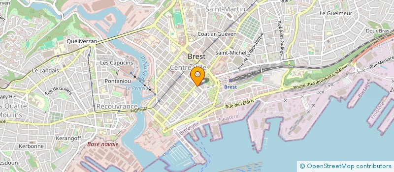 localisation de l'entreprise LE RESTE DU MONDE à BREST