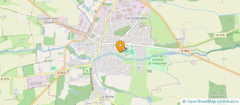 localisation de l'entreprise LE RESTE DU MONDE  CANDE