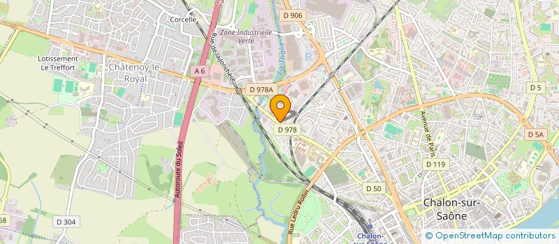 localisation de l'entreprise LE RESTO à CHALON-SUR-SAONE