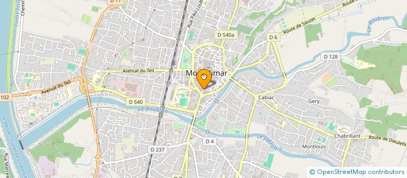 localisation de l'entreprise LE RESTO à MONTELIMAR