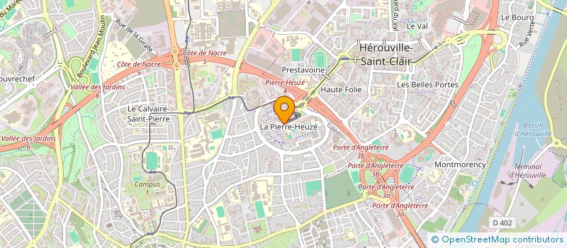 localisation de l'entreprise LE RESTO à CAEN