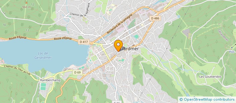 localisation de l'entreprise LE RESTO DE VERO à GERARDMER