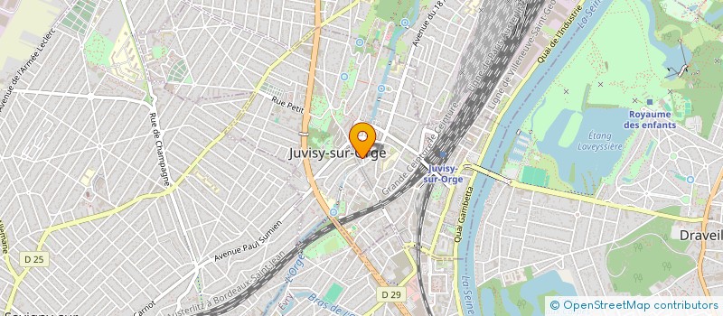 localisation de l'entreprise LE RESTO DU THEATRE à JUVISY-SUR-ORGE